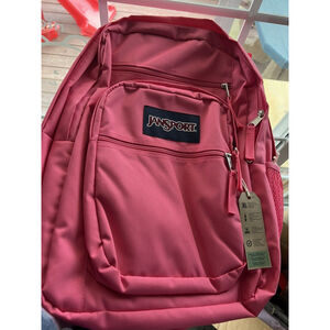 JanSport Big Student 17.5" Backpack - Posh Pink New With Tags Holds 15” Laptop